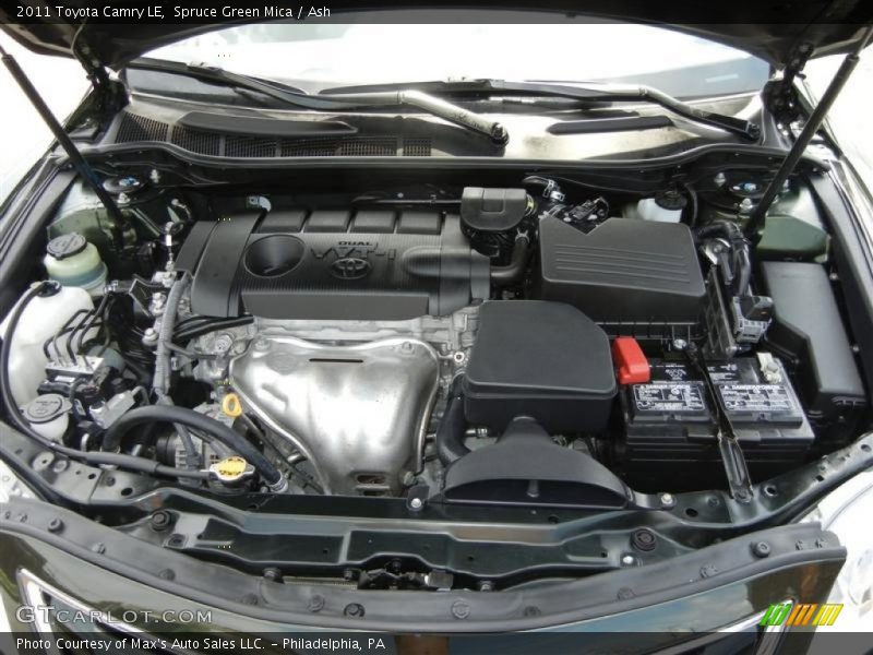Spruce Green Mica / Ash 2011 Toyota Camry LE