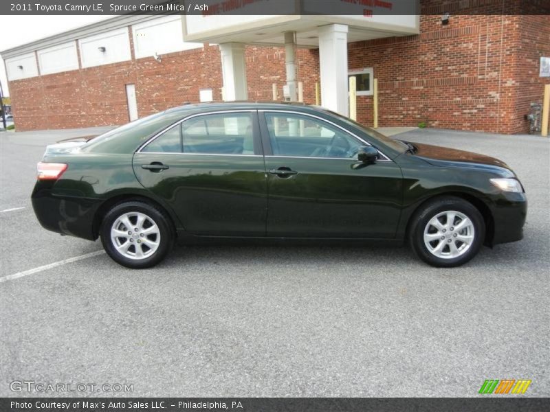 Spruce Green Mica / Ash 2011 Toyota Camry LE