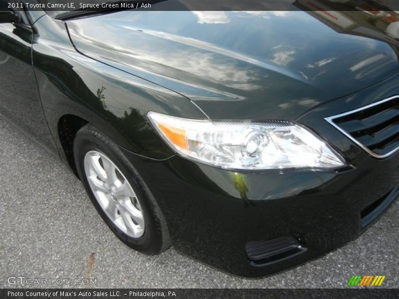 Spruce Green Mica / Ash 2011 Toyota Camry LE