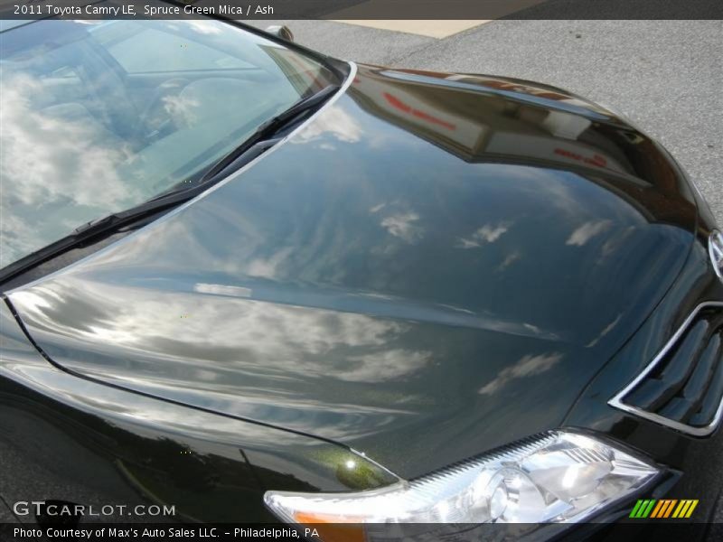 Spruce Green Mica / Ash 2011 Toyota Camry LE