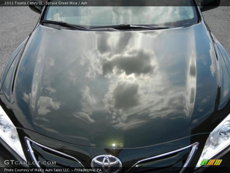 Spruce Green Mica / Ash 2011 Toyota Camry LE