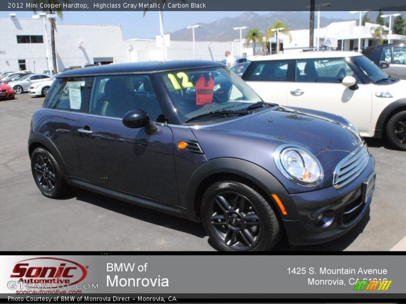 Highclass Gray Metallic / Carbon Black 2012 Mini Cooper Hardtop