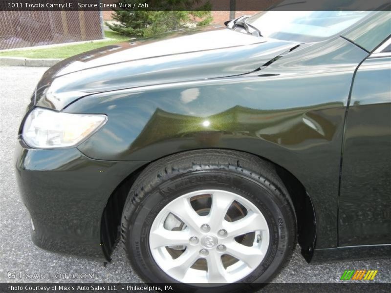 Spruce Green Mica / Ash 2011 Toyota Camry LE