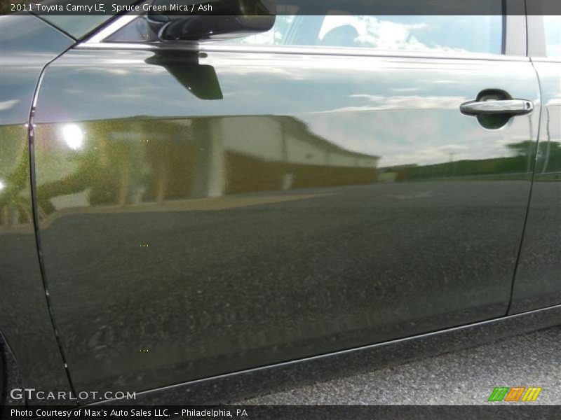 Spruce Green Mica / Ash 2011 Toyota Camry LE