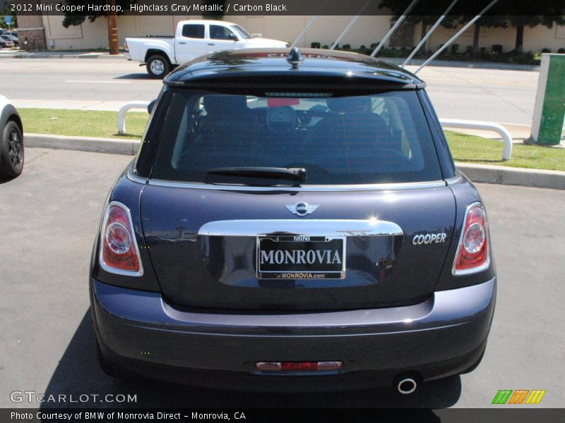 Highclass Gray Metallic / Carbon Black 2012 Mini Cooper Hardtop