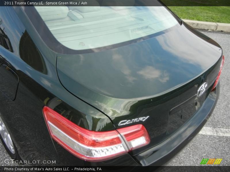 Spruce Green Mica / Ash 2011 Toyota Camry LE