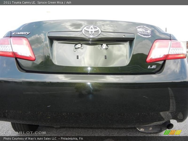 Spruce Green Mica / Ash 2011 Toyota Camry LE