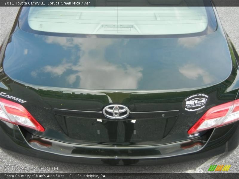 Spruce Green Mica / Ash 2011 Toyota Camry LE