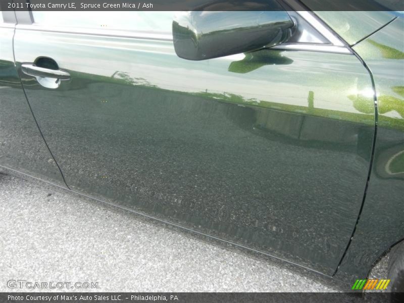 Spruce Green Mica / Ash 2011 Toyota Camry LE
