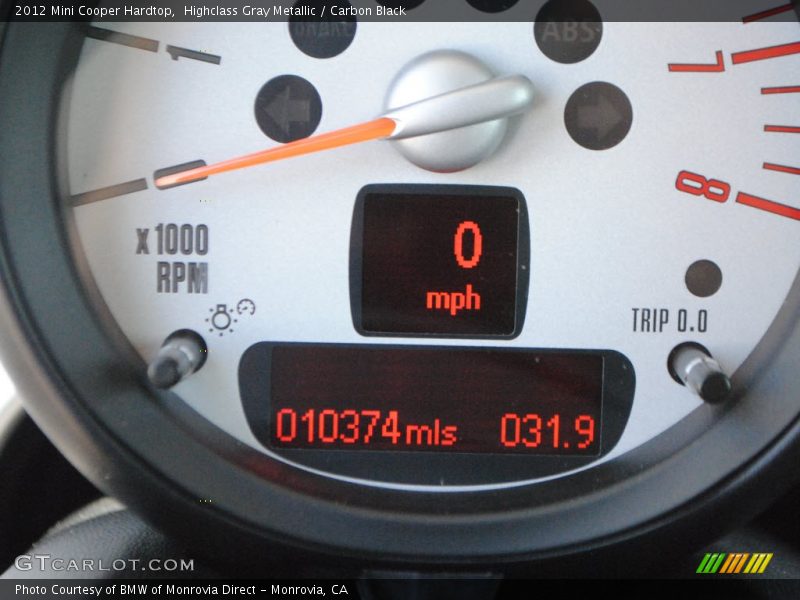 Highclass Gray Metallic / Carbon Black 2012 Mini Cooper Hardtop