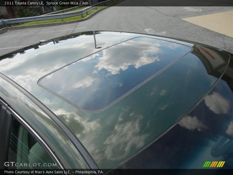 Spruce Green Mica / Ash 2011 Toyota Camry LE