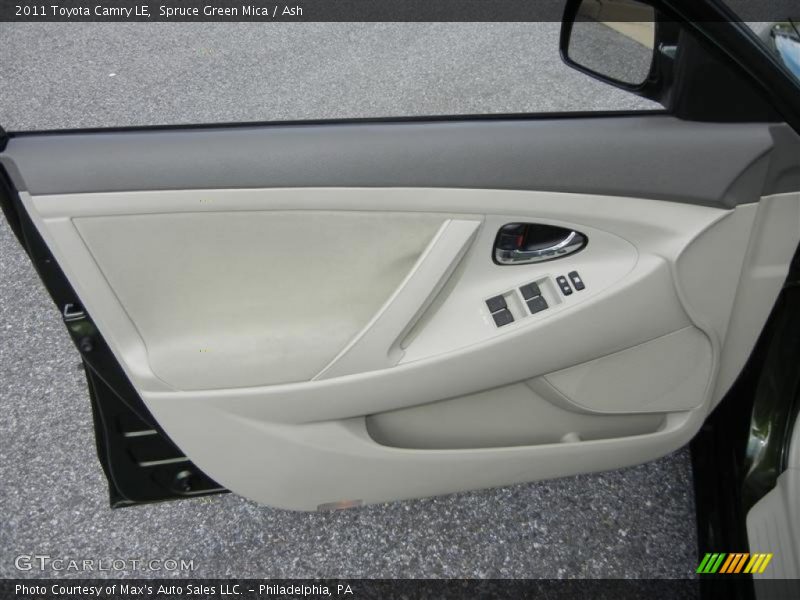 Spruce Green Mica / Ash 2011 Toyota Camry LE
