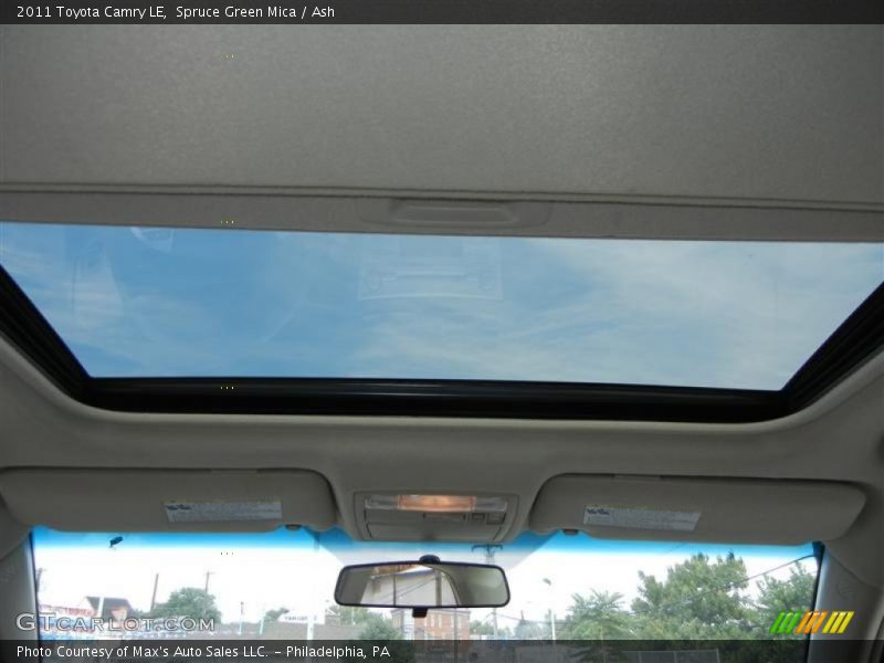 Spruce Green Mica / Ash 2011 Toyota Camry LE