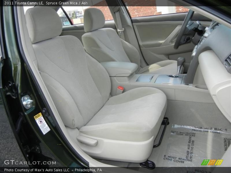 Spruce Green Mica / Ash 2011 Toyota Camry LE