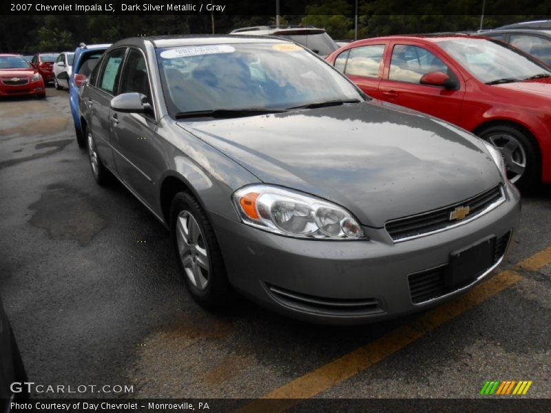 Dark Silver Metallic / Gray 2007 Chevrolet Impala LS