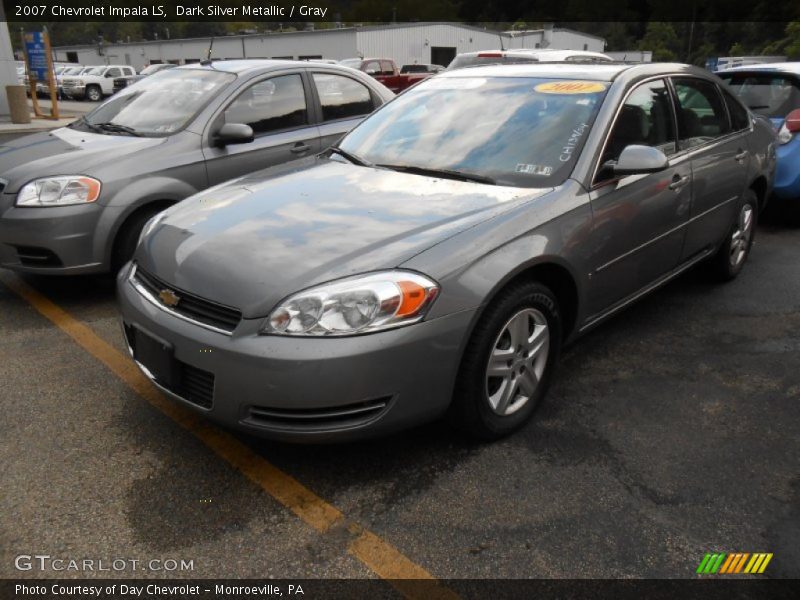 Dark Silver Metallic / Gray 2007 Chevrolet Impala LS
