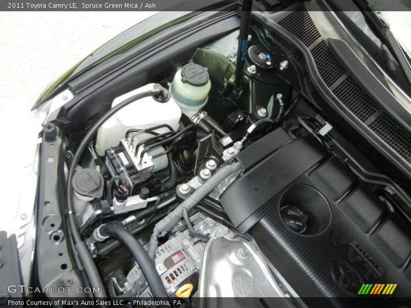 Spruce Green Mica / Ash 2011 Toyota Camry LE