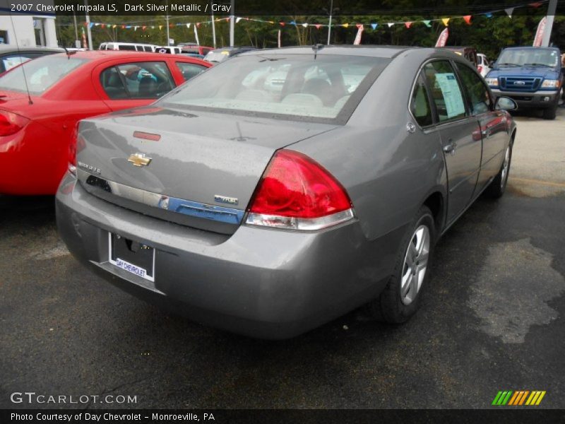 Dark Silver Metallic / Gray 2007 Chevrolet Impala LS