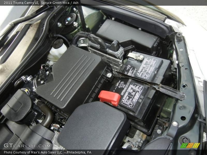 Spruce Green Mica / Ash 2011 Toyota Camry LE