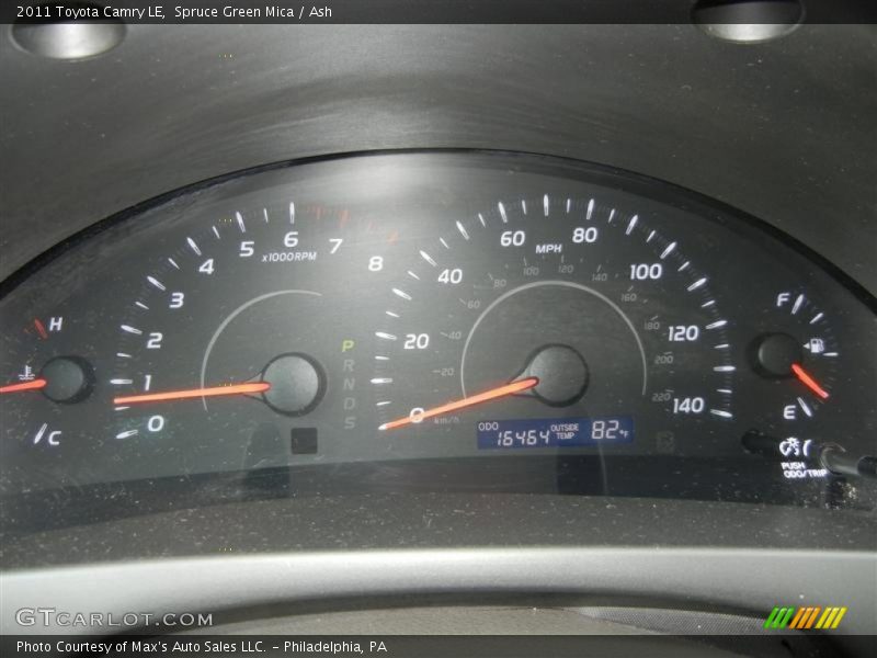 Spruce Green Mica / Ash 2011 Toyota Camry LE