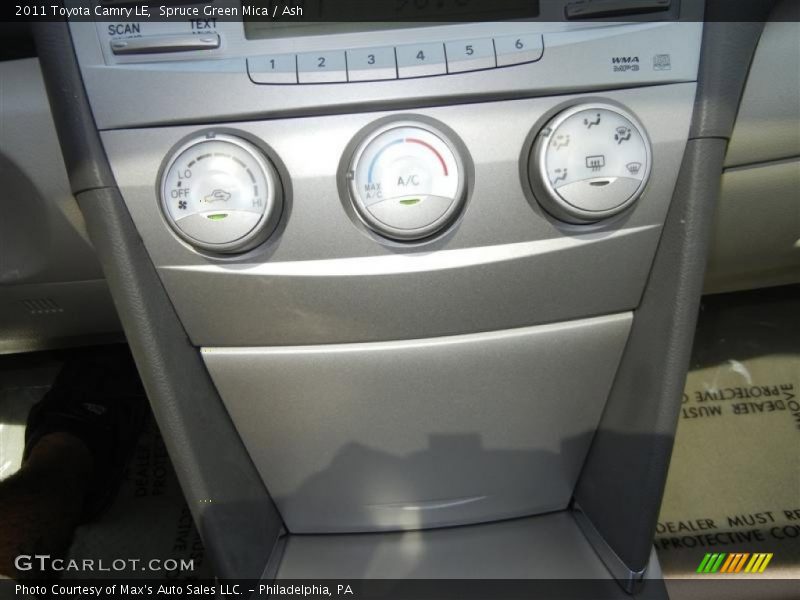 Spruce Green Mica / Ash 2011 Toyota Camry LE