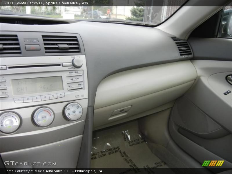Spruce Green Mica / Ash 2011 Toyota Camry LE