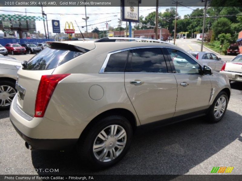 Gold Mist / Shale/Brownstone 2010 Cadillac SRX 4 V6 AWD