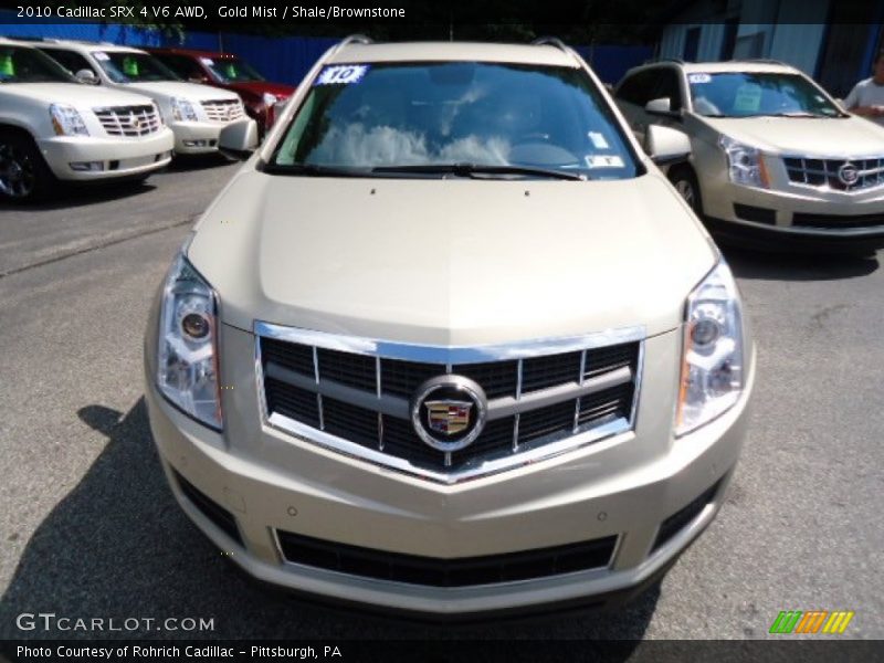 Gold Mist / Shale/Brownstone 2010 Cadillac SRX 4 V6 AWD