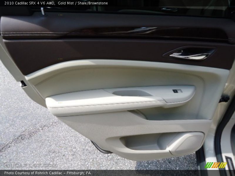 Gold Mist / Shale/Brownstone 2010 Cadillac SRX 4 V6 AWD