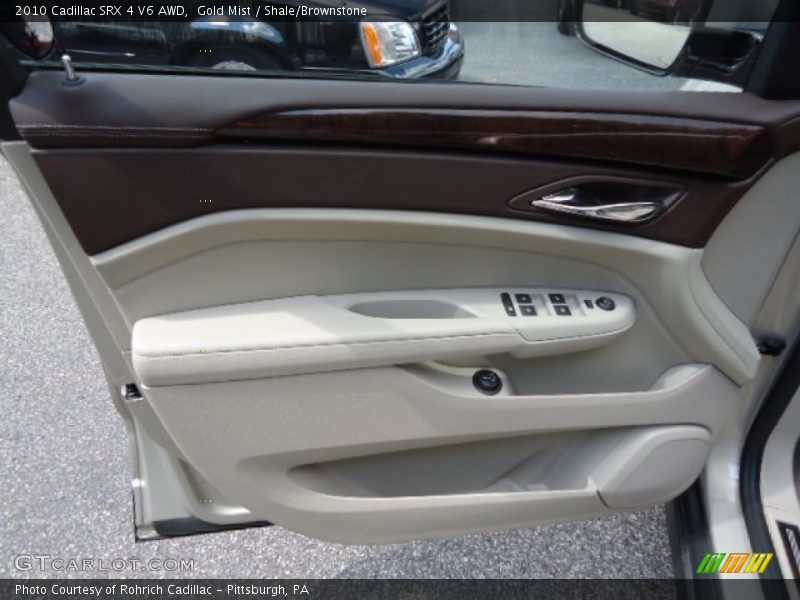 Gold Mist / Shale/Brownstone 2010 Cadillac SRX 4 V6 AWD