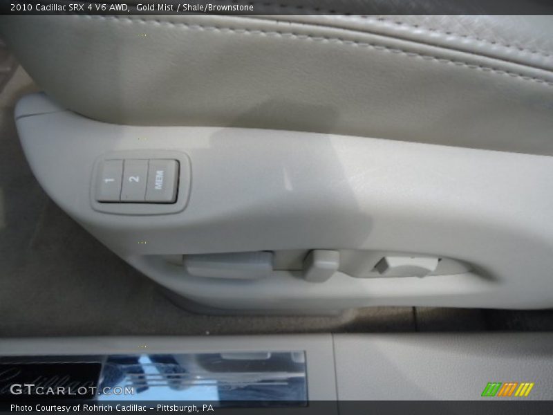 Gold Mist / Shale/Brownstone 2010 Cadillac SRX 4 V6 AWD