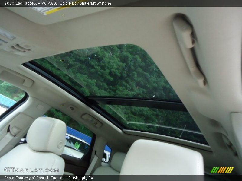 Gold Mist / Shale/Brownstone 2010 Cadillac SRX 4 V6 AWD