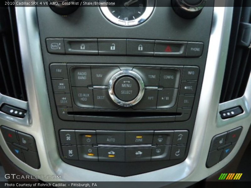 Gold Mist / Shale/Brownstone 2010 Cadillac SRX 4 V6 AWD