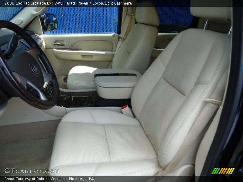 Black Raven / Cocoa/Light Cashmere 2008 Cadillac Escalade EXT AWD