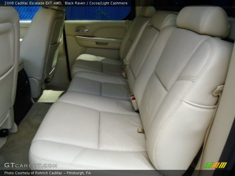 Black Raven / Cocoa/Light Cashmere 2008 Cadillac Escalade EXT AWD