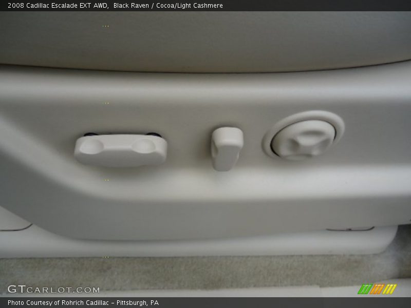 Black Raven / Cocoa/Light Cashmere 2008 Cadillac Escalade EXT AWD