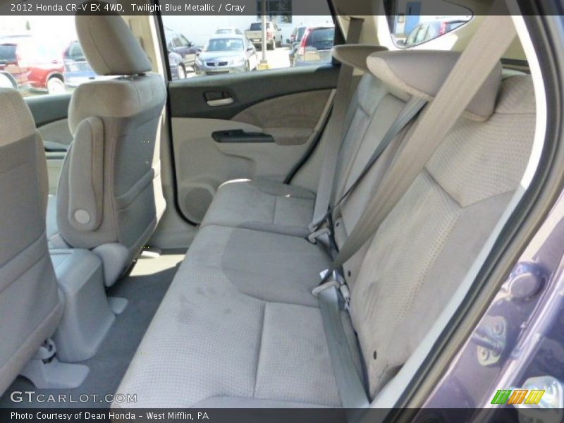 Twilight Blue Metallic / Gray 2012 Honda CR-V EX 4WD