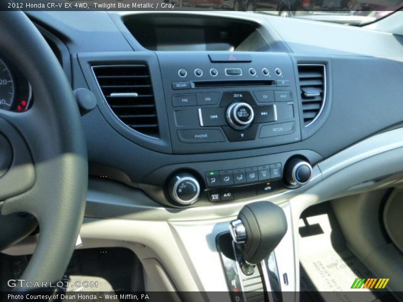 Twilight Blue Metallic / Gray 2012 Honda CR-V EX 4WD