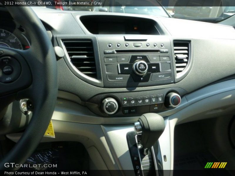 Twilight Blue Metallic / Gray 2012 Honda CR-V EX 4WD