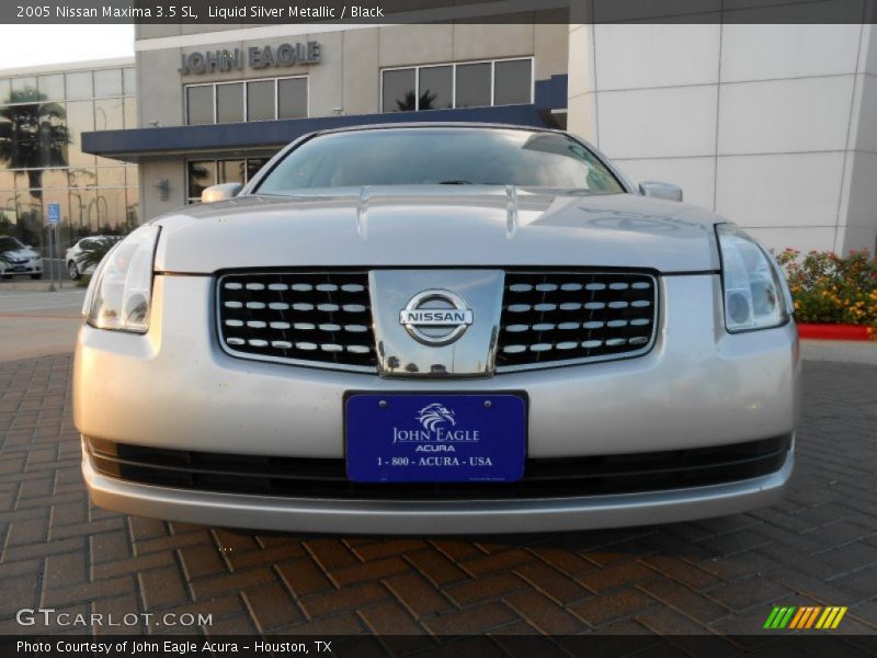 Liquid Silver Metallic / Black 2005 Nissan Maxima 3.5 SL