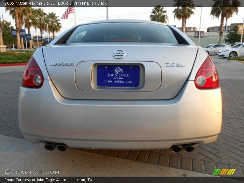 Liquid Silver Metallic / Black 2005 Nissan Maxima 3.5 SL