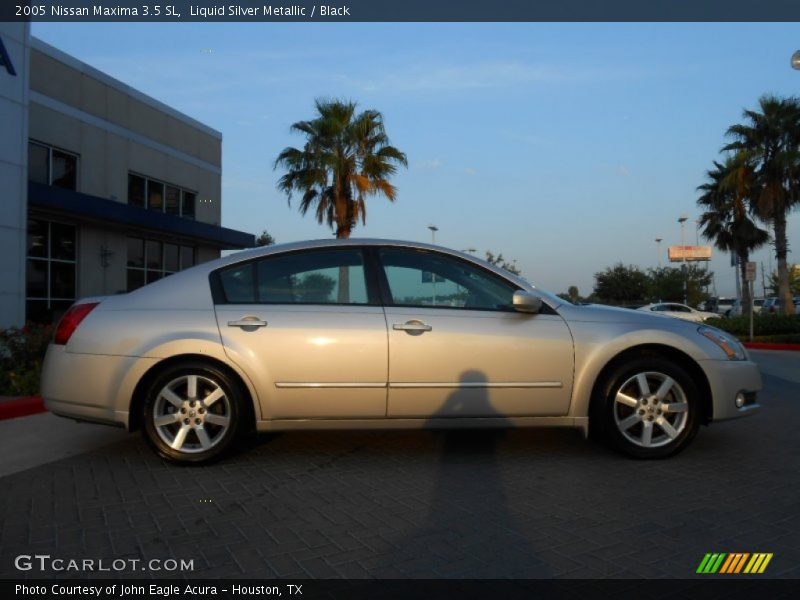 Liquid Silver Metallic / Black 2005 Nissan Maxima 3.5 SL