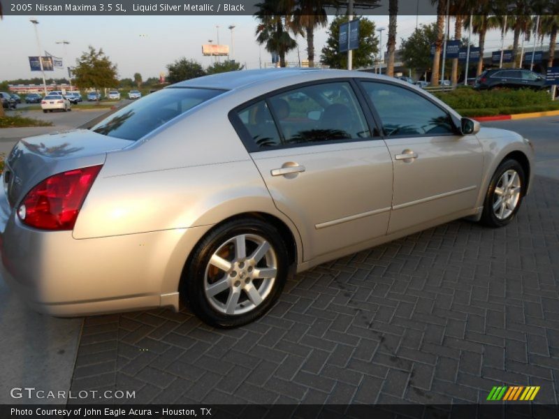 Liquid Silver Metallic / Black 2005 Nissan Maxima 3.5 SL