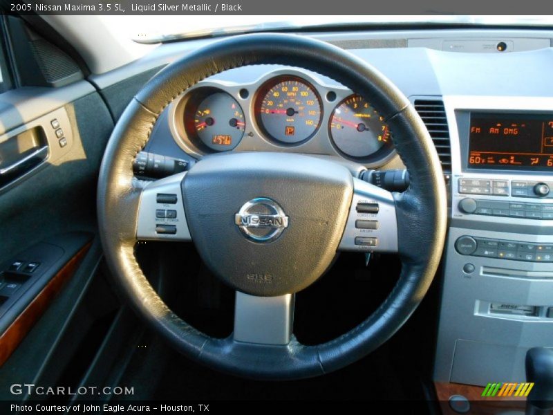 Liquid Silver Metallic / Black 2005 Nissan Maxima 3.5 SL