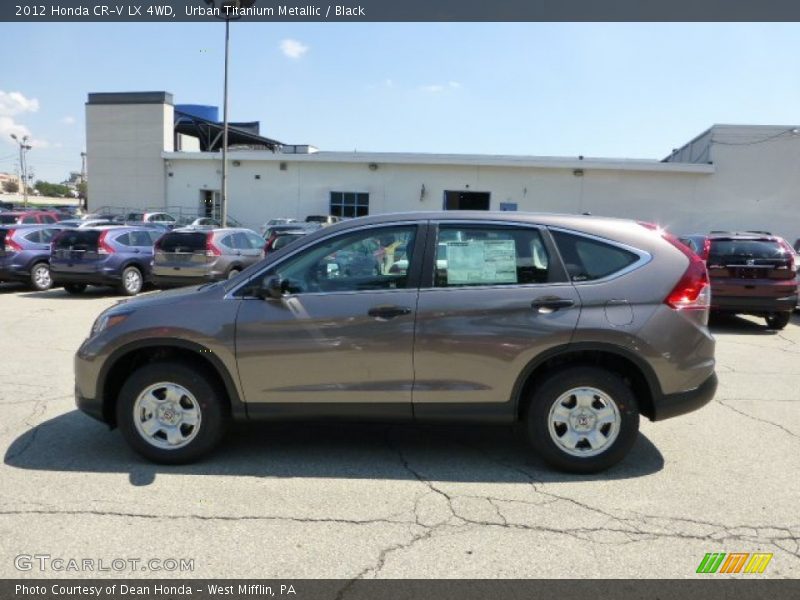 Urban Titanium Metallic / Black 2012 Honda CR-V LX 4WD