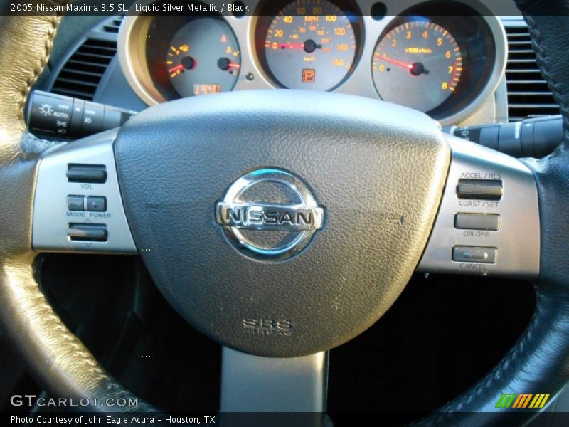 Liquid Silver Metallic / Black 2005 Nissan Maxima 3.5 SL