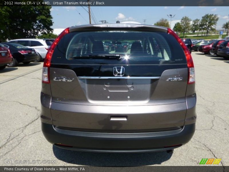 Urban Titanium Metallic / Black 2012 Honda CR-V LX 4WD