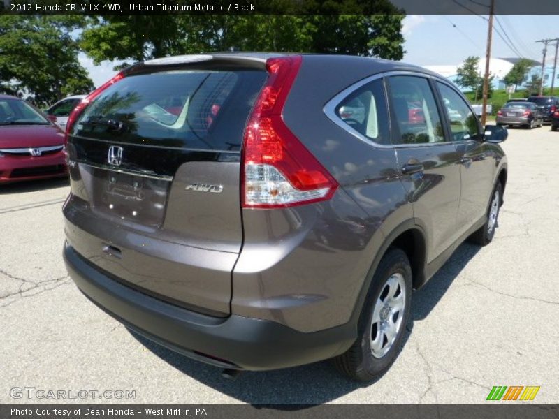 Urban Titanium Metallic / Black 2012 Honda CR-V LX 4WD