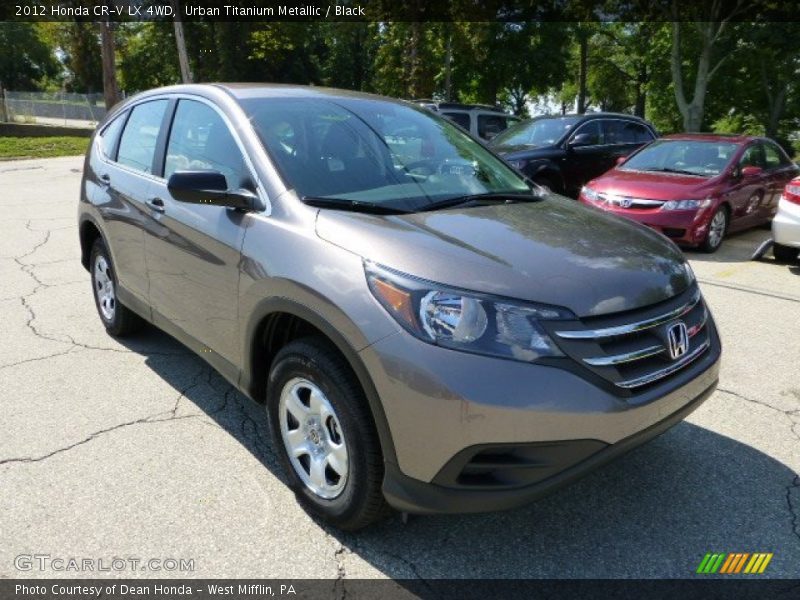 Urban Titanium Metallic / Black 2012 Honda CR-V LX 4WD