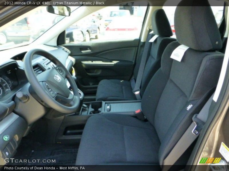 Urban Titanium Metallic / Black 2012 Honda CR-V LX 4WD